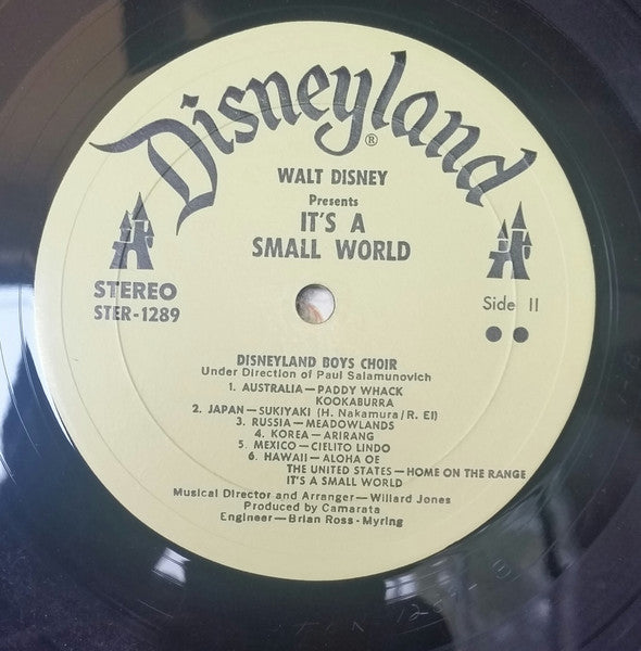 Disneyland Boys Choir : It's A Small World (LP, Album, RP)