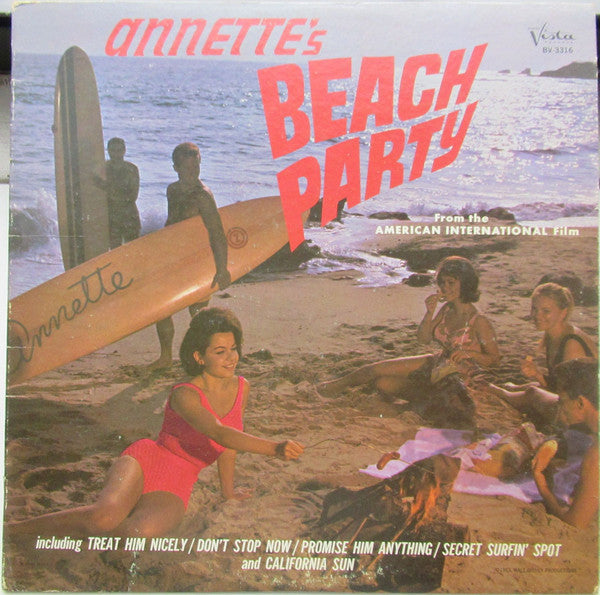 Annette (7) : Annette's Beach Party (LP, Album, Mono)