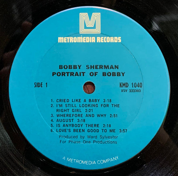 Bobby Sherman : Portrait Of Bobby (LP, Album, Blu)