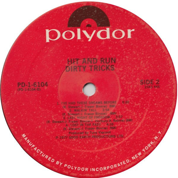 Dirty Tricks (2) : Hit And Run (LP, Album)