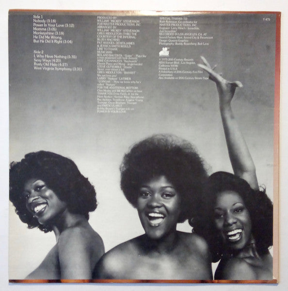 Hodges, James & Smith* : Power In Your Love (LP, Album, Pit)