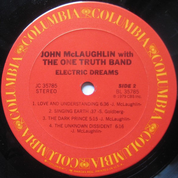 John McLaughlin With The One Truth Band : Electric Dreams (LP, Album)