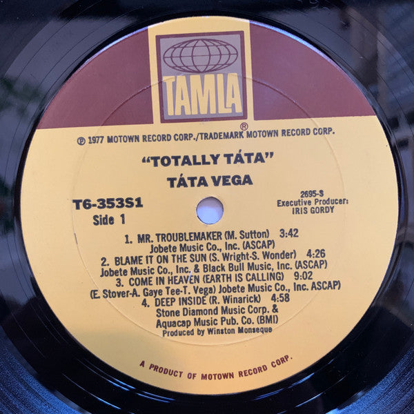 Tata Vega : Totally Tata (LP, Album)