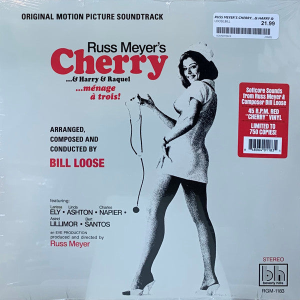 Bill Loose* : Cherry...& Harry & Raquel (Original Motion Picture Soundtrack) (LP, Ltd, Red)