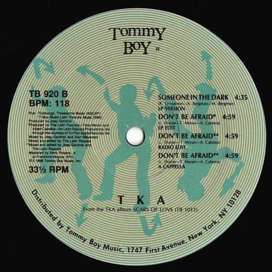 TKA : Don't Be Afraid (12")