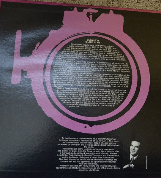 William Perry : Musical Highlights From Films Of The Silent Years (LP, Gat)