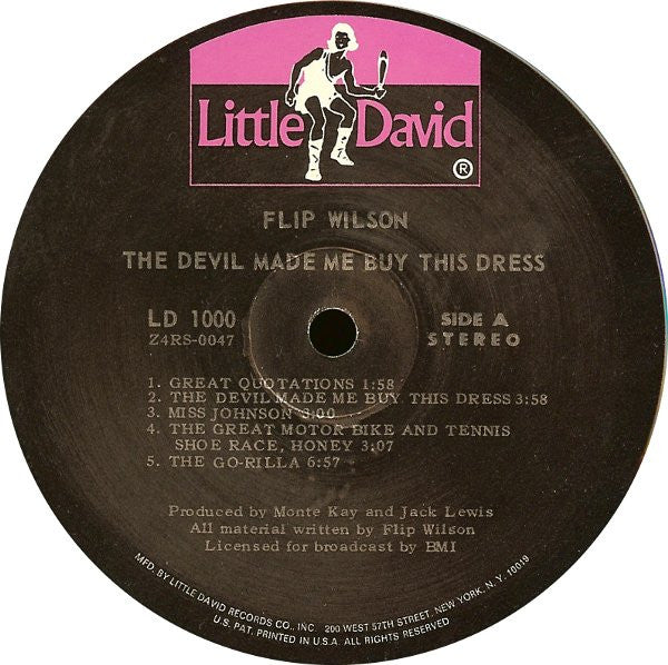Flip Wilson : The Devil Made Me Buy This Dress (LP, Album)