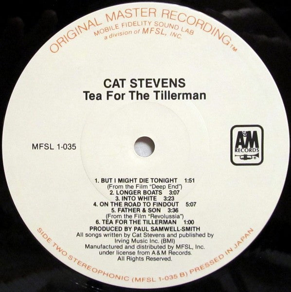 Cat Stevens : Tea For The Tillerman (LP, Album, Ltd, RE, RM)