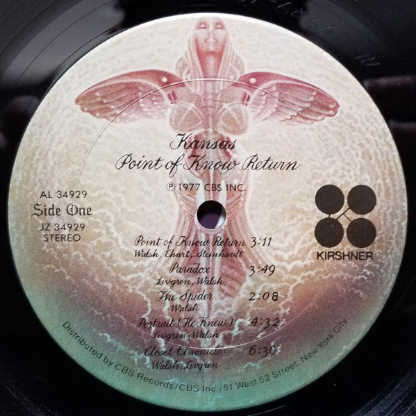 Kansas (2) : Point Of Know Return (LP, Album)