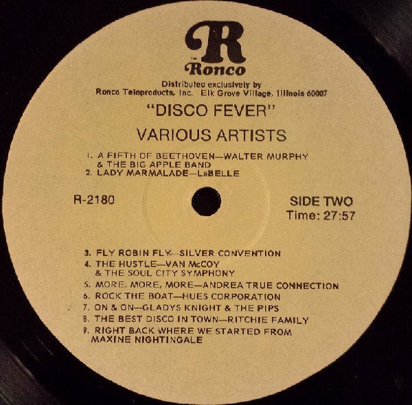 Various : Ronco Presents Disco Fever (LP, Comp)