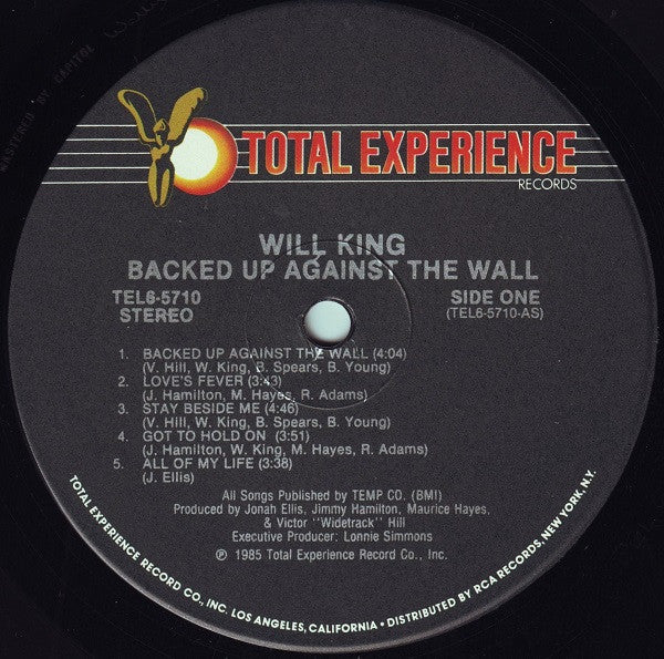Will King : Backed Up Against The Wall (LP, Album)
