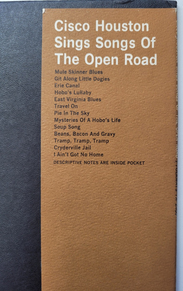 Cisco Houston : Sings Songs Of The Open Road (LP, Album, RE)