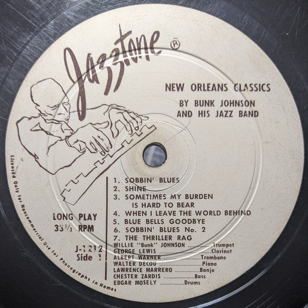 Bunk Johnson And His New Orleans Band / George Lewis' Ragtime Band : New Orleans Classics (LP, Mono)