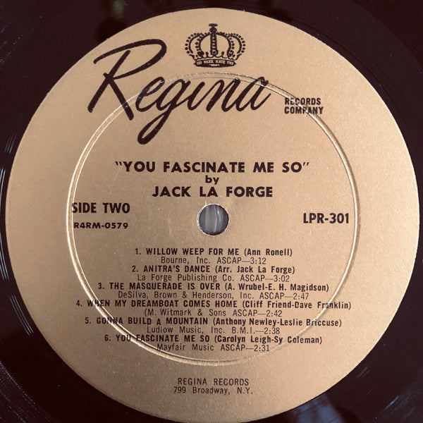 Jack La Forge : You Fascinate Me So (LP, Album, Mono)
