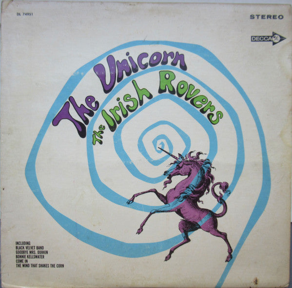 The Irish Rovers : The Unicorn (LP, Album, Glo)