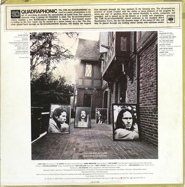 Loggins And Messina : Loggins And Messina (LP, Album, Quad, Ter)