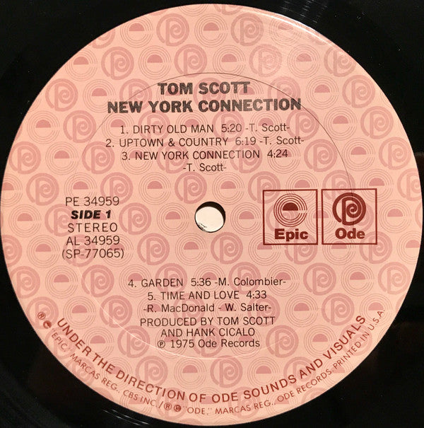 Tom Scott : New York Connection (LP, Album, RE, Car)
