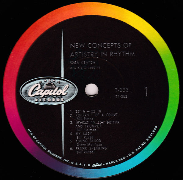 Stan Kenton : New Concepts Of Artistry In Rhythm (LP, Album, RP)