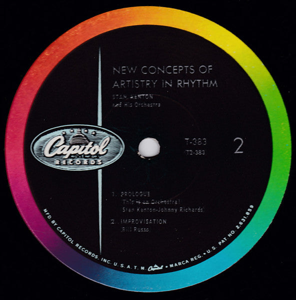 Stan Kenton : New Concepts Of Artistry In Rhythm (LP, Album, RP)
