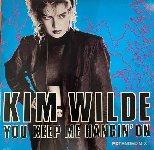 Kim Wilde : You Keep Me Hangin' On (Extended Mix) (12", Glo)