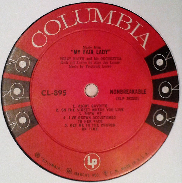 Percy Faith And His Orchestra* : Music From "My Fair Lady" (LP, Album)