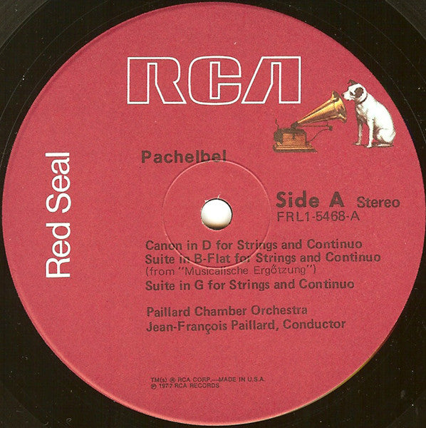 Pachelbel*, Fasch*, Maurice André, Jean-François Paillard Chamber Orchestra* : The Pachelbel Canon And Two Suites For Strings / Two Sinfonias And Concerto For Trumpet (LP, Album)