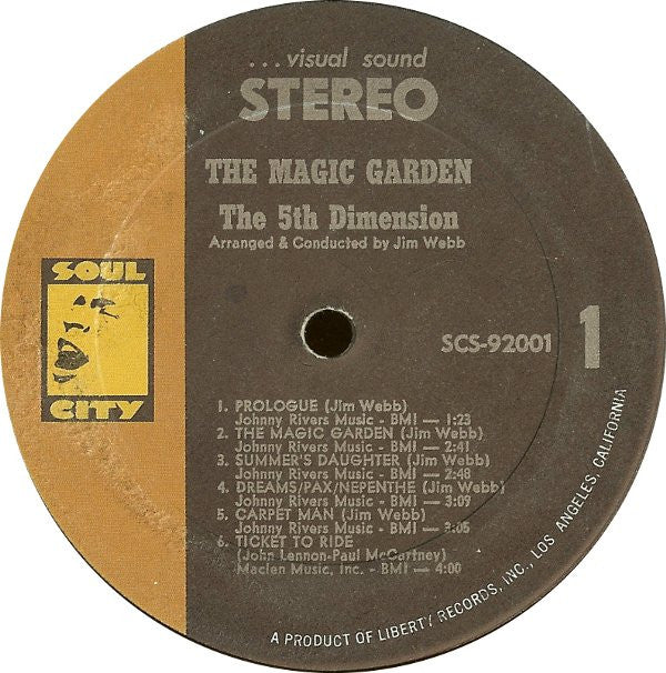 The 5th Dimension* : The Magic Garden (LP, Album, Vis)