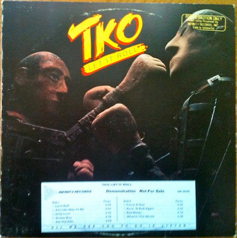 TKO (5) : Let It Roll (LP, Album, Glo)