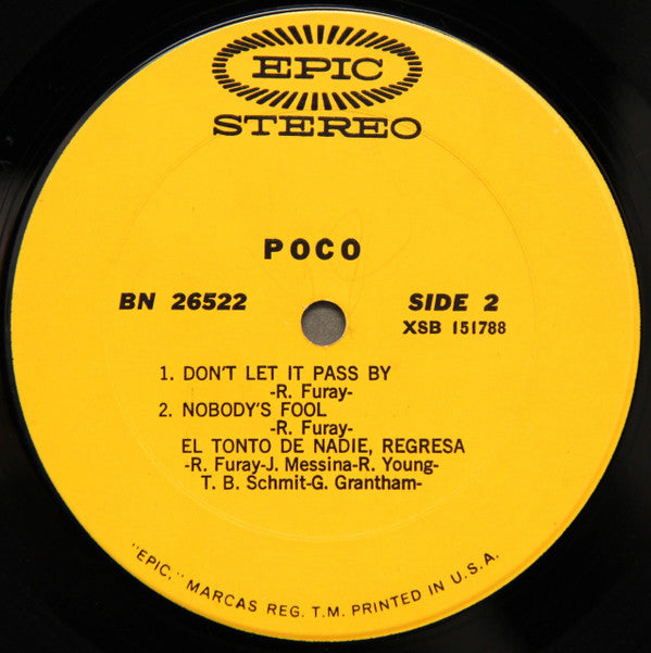 Poco (3) : Poco (LP, Album, Pit)