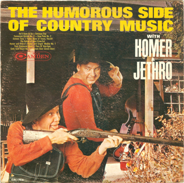 Homer And Jethro : The Humorous Side Of Country Music (LP, Comp, Mono, Ind)