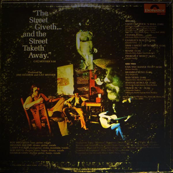 Cat Mother And The All-Night Newsboys : The Street Giveth.. And The Street Taketh Away (LP, Album, Son)