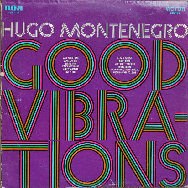 Hugo Montenegro : Good Vibrations (LP, Album, Ind)
