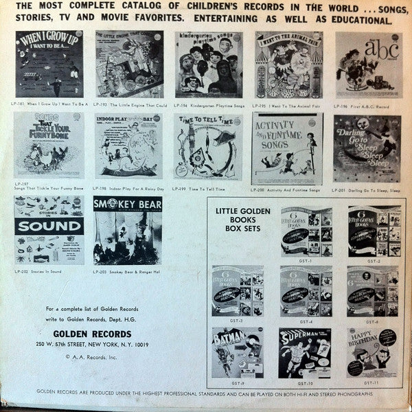 The Golden Orchestra And Chorus* Conducted By Alvin Q. Snowshovel IV* : Animal Alphabet (LP)