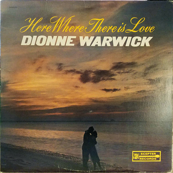 Dionne Warwick : Here Where There Is Love (LP, Album, Mono)