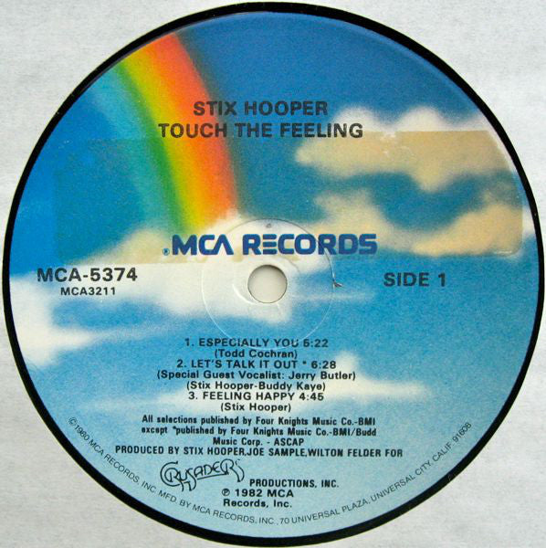 Stix Hooper* : Touch The Feeling (LP, Album)