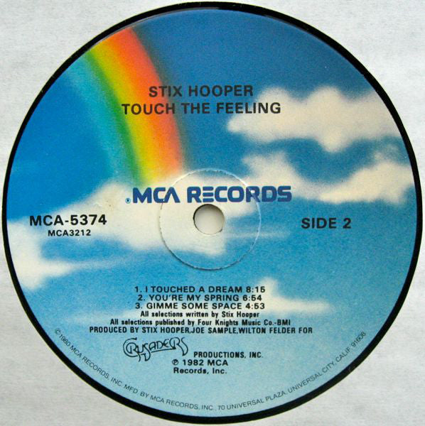 Stix Hooper* : Touch The Feeling (LP, Album)