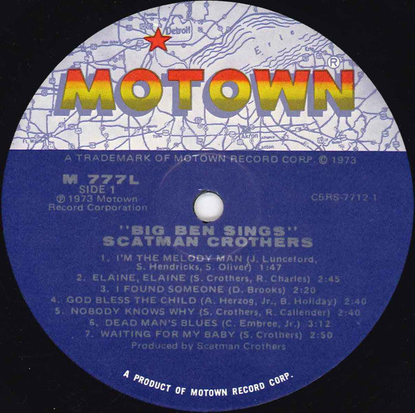 Scatman Crothers : Big Ben Sings (LP)