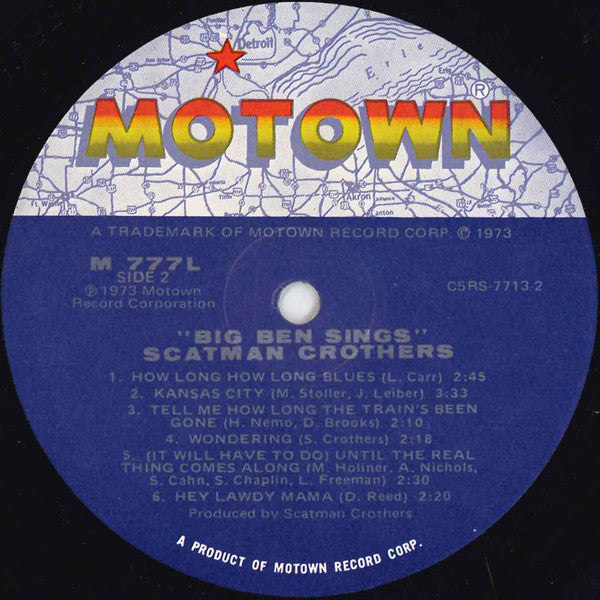 Scatman Crothers : Big Ben Sings (LP)