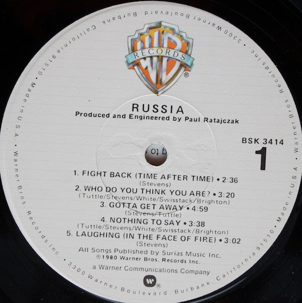 Russia (2) : Russia (LP, Album, Win)