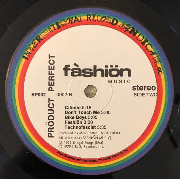 Fàshiön Music* : Pröduct Perfect (LP, Album)
