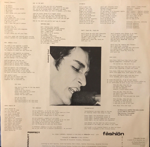 Fàshiön Music* : Pröduct Perfect (LP, Album)