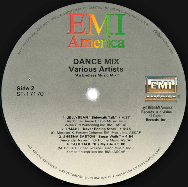 Various : Dance Mix (LP, Comp, Mixed)