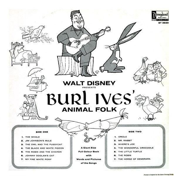 Burl Ives : Animal Folk (LP, Album)