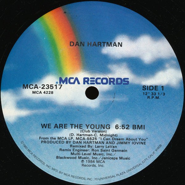Dan Hartman : We Are The Young (12")
