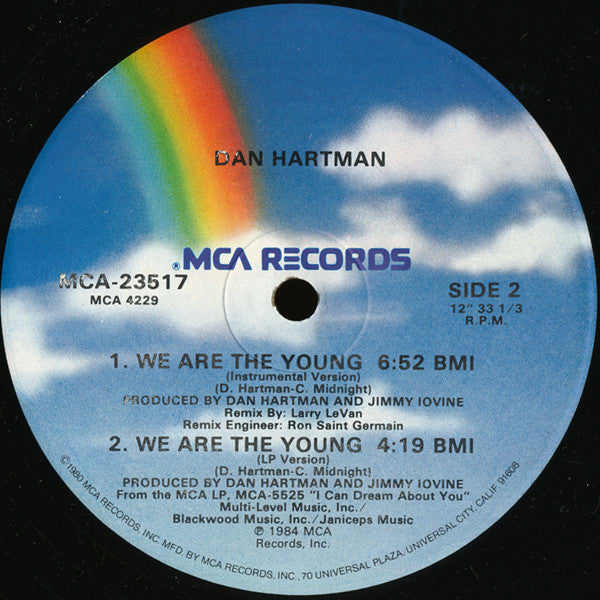 Dan Hartman : We Are The Young (12")