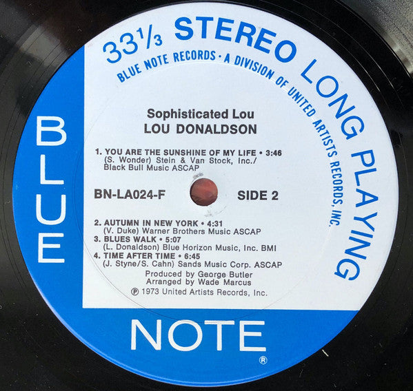 Lou Donaldson : Sophisticated Lou (LP, Album, Ter)