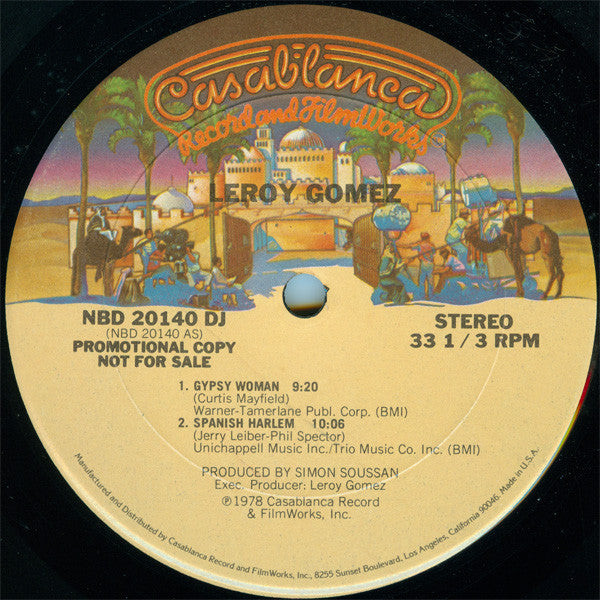 Leroy Gomez : Gypsy Woman / Spanish Harlem (12", S/Sided, Promo)