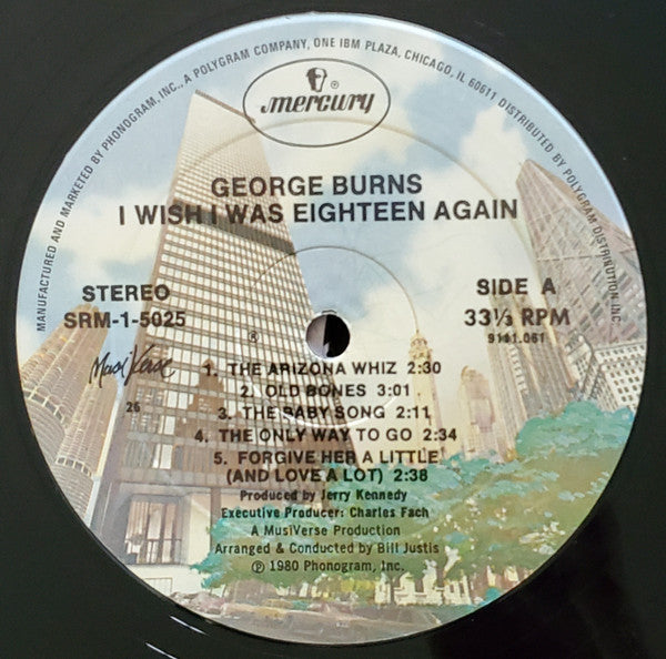 George Burns : I Wish I Was Eighteen Again (LP, Album, 26)