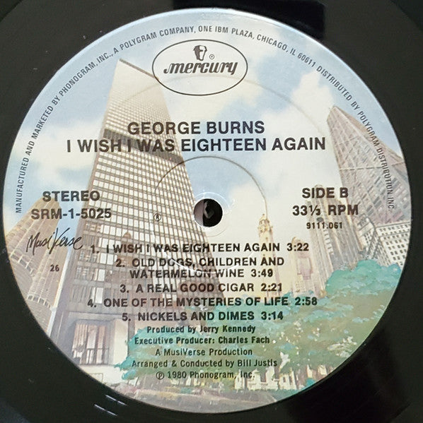 George Burns : I Wish I Was Eighteen Again (LP, Album, 26)