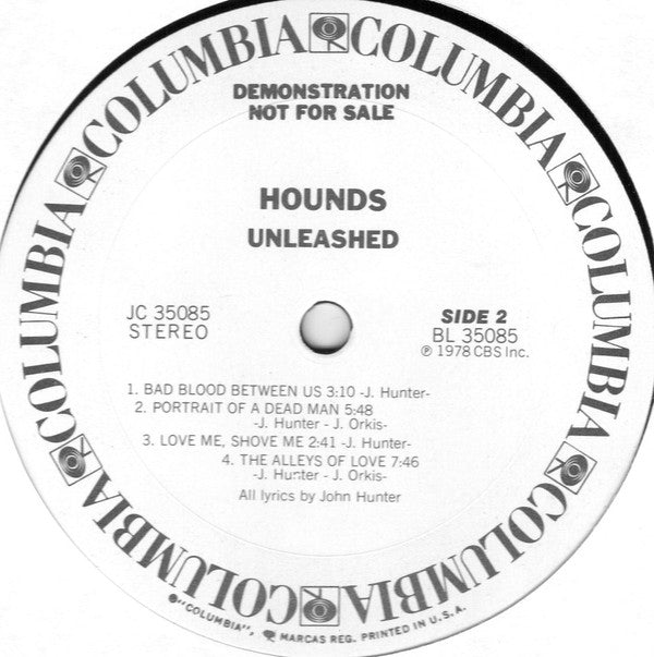 Hounds (2) : Unleashed (LP, Album, Promo, Ter)